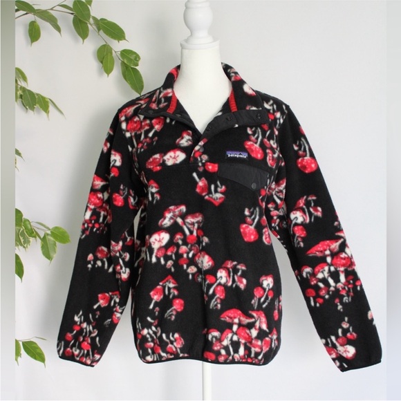 RARE: Patagonia - Forest Mushroom Limited Snap-T Fleece Synchilla Small - Picture 6 of 9